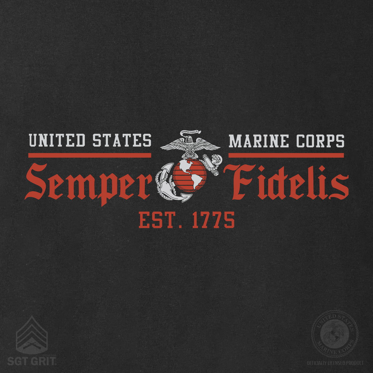 USMC Semper Fidelis Hoodie - SGT GRIT