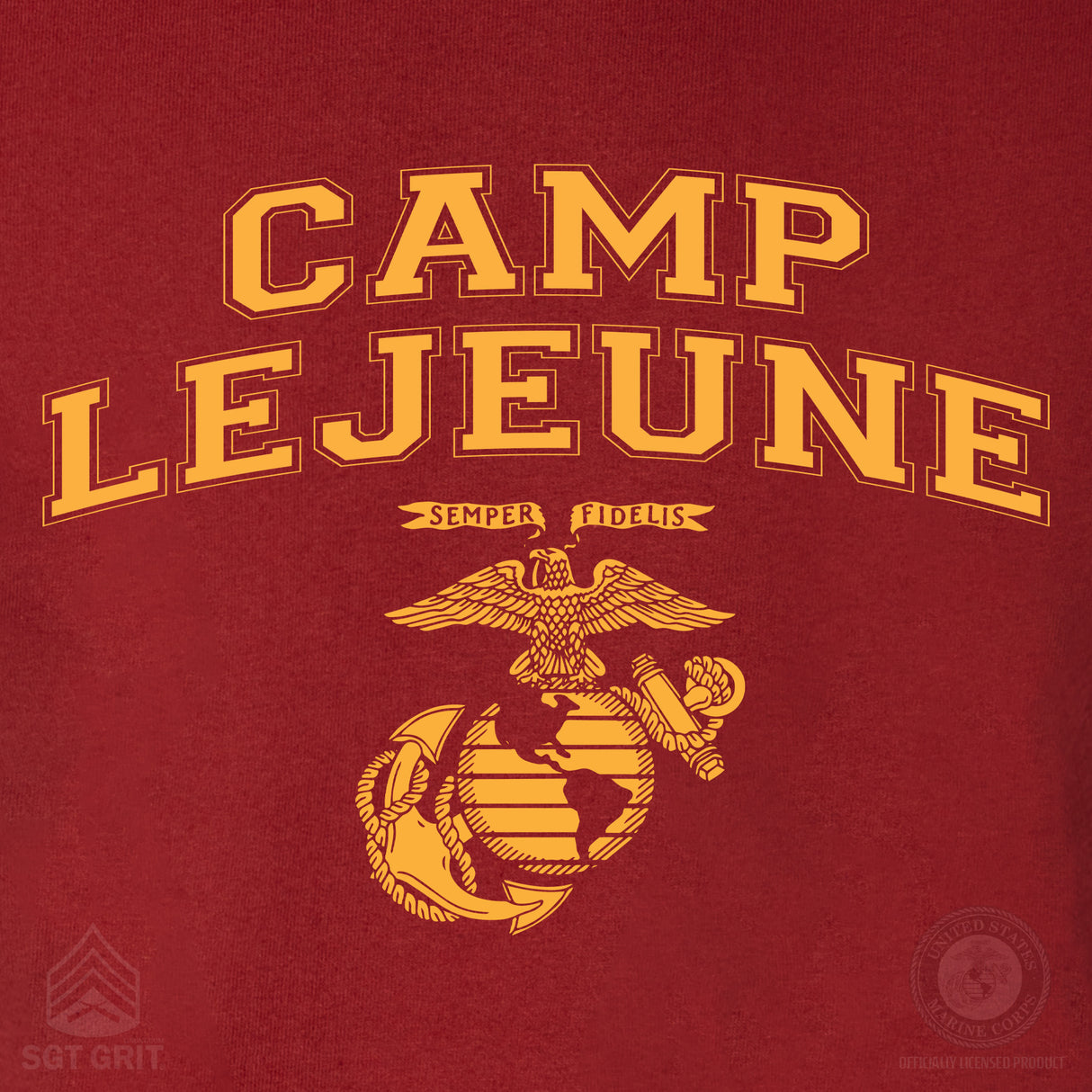 Marine Corps Base Collegiate EGA Sweatshirt - SGT GRIT