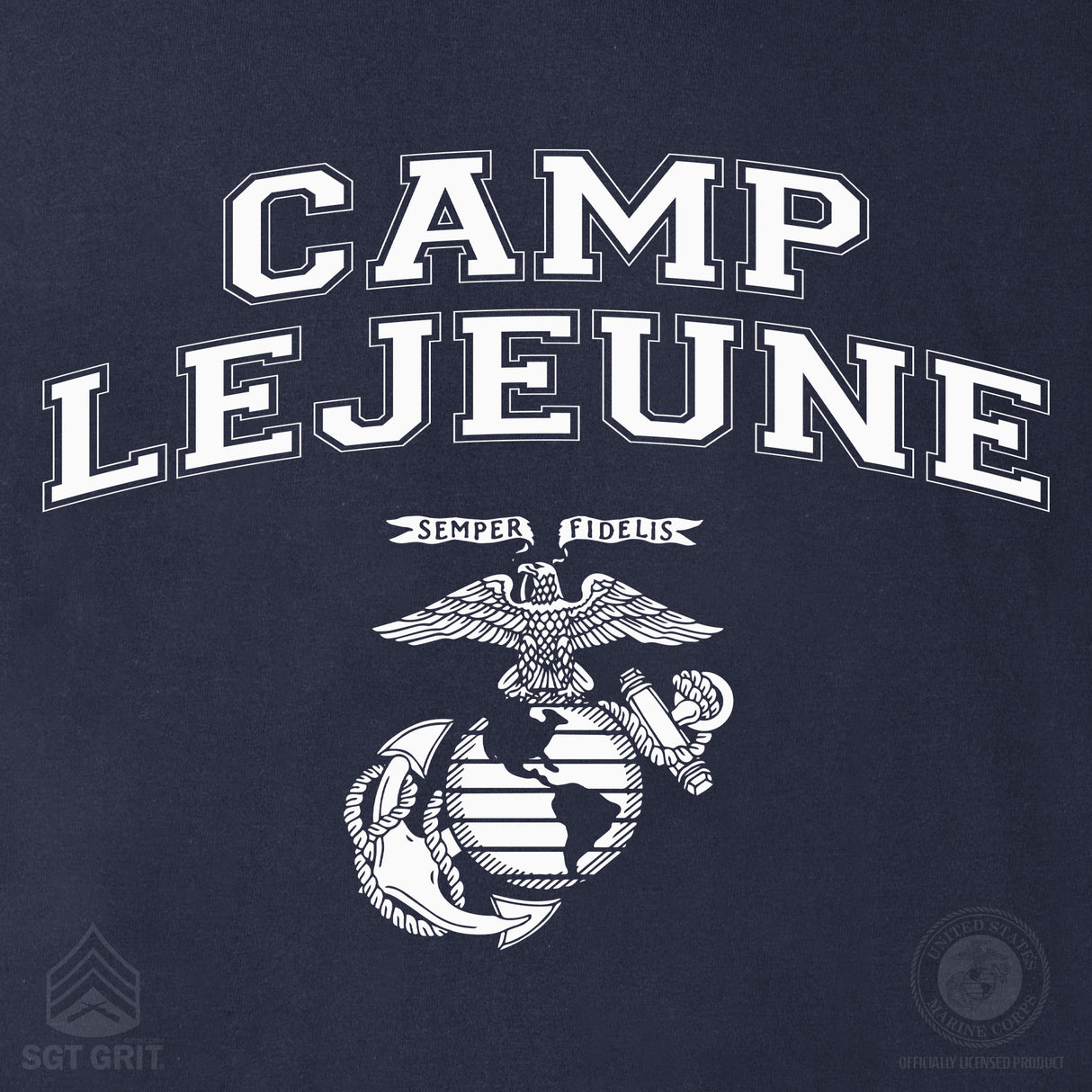 Marine Corps Base Collegiate EGA Hoodie - SGT GRIT