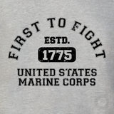 First to Fight Collegiate USMC Long Sleeve T-Shirt - SGT GRIT