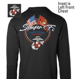 New Circle Full Back Design- Long Sleeve T-Shirt - SGT GRIT