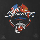 New Circle Full Back Design- Long Sleeve T-Shirt - SGT GRIT