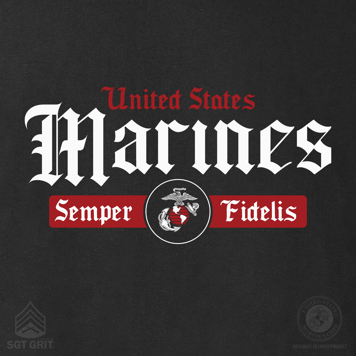 Classic United States Marines Long Sleeve T-Shirt - SGT GRIT