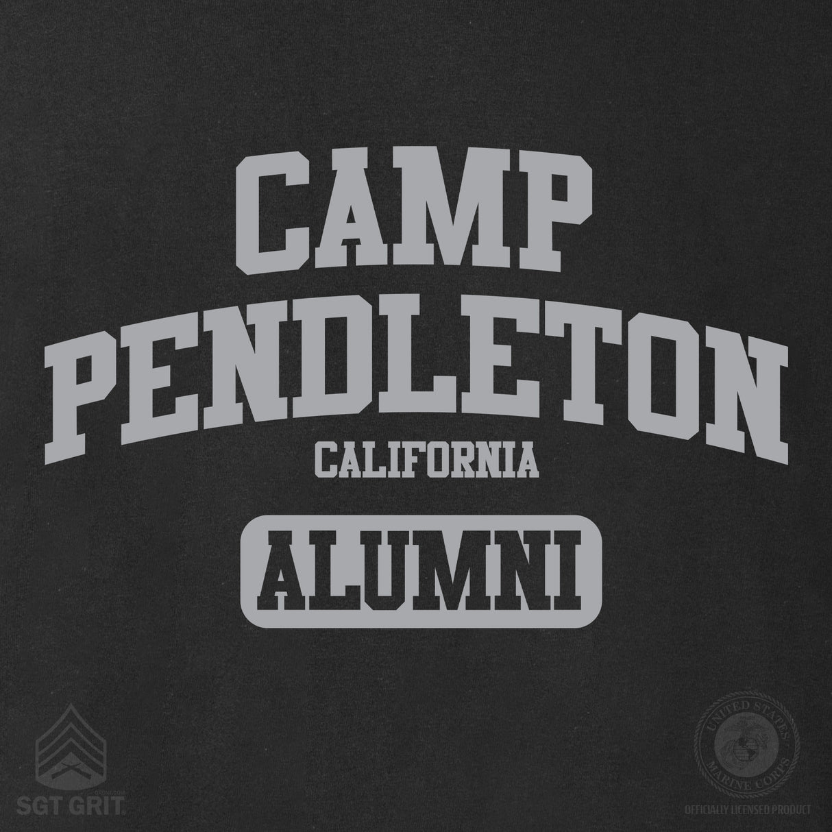 Marine Corps Camp Collegiate Alumni Long Sleeve T-Shirt