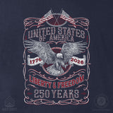 250 Years of Liberty & Freedom Sweatshirt - Back Design - SGT GRIT