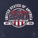250 Years of Freedom Sweatshirt - Back Design - SGT GRIT