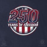 250 Years of Freedom Sweatshirt - Back Design - SGT GRIT