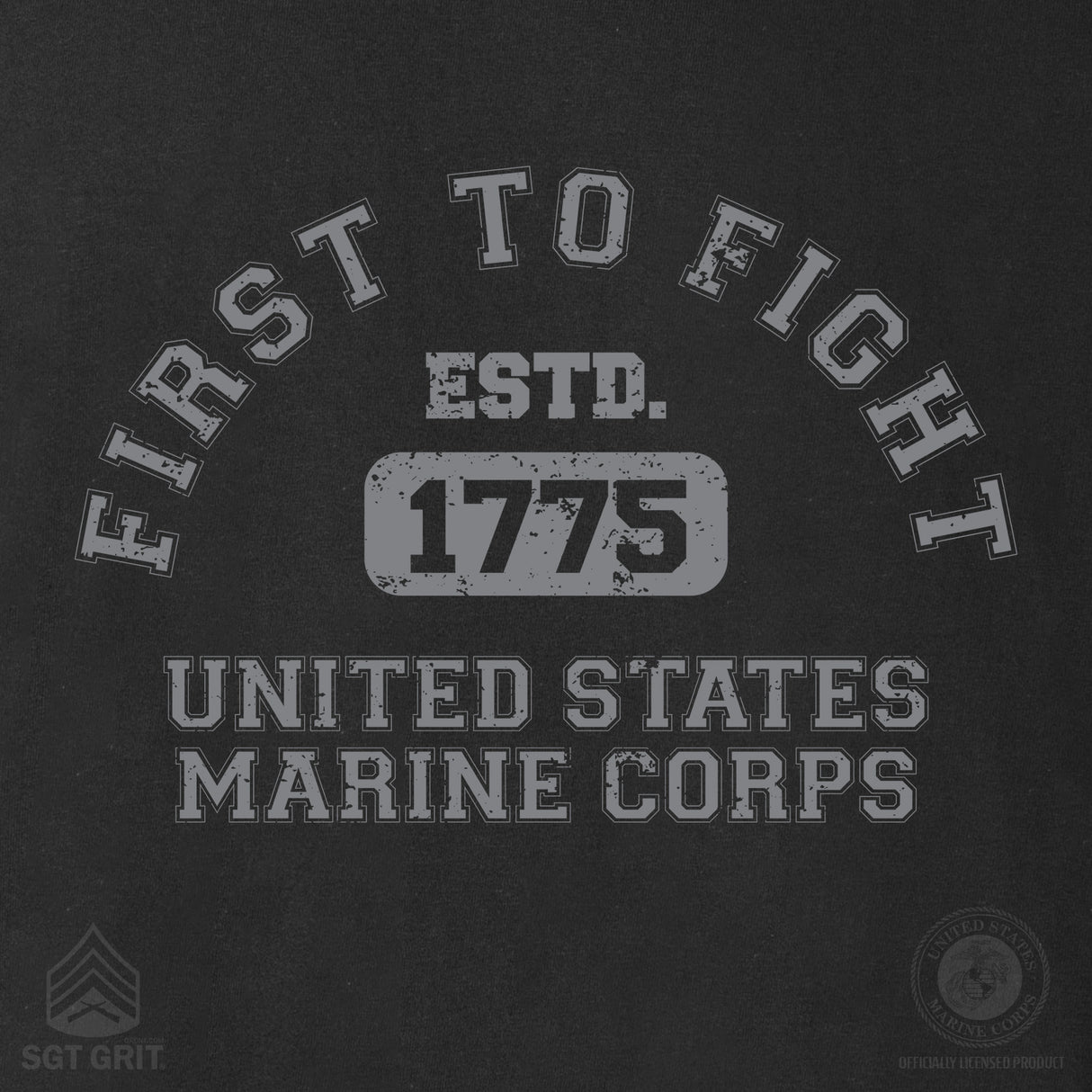First to Fight Collegiate USMC Sweatshirt - SGT GRIT