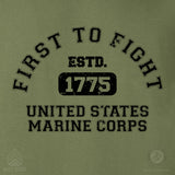 First to Fight Collegiate USMC Sweatshirt - SGT GRIT