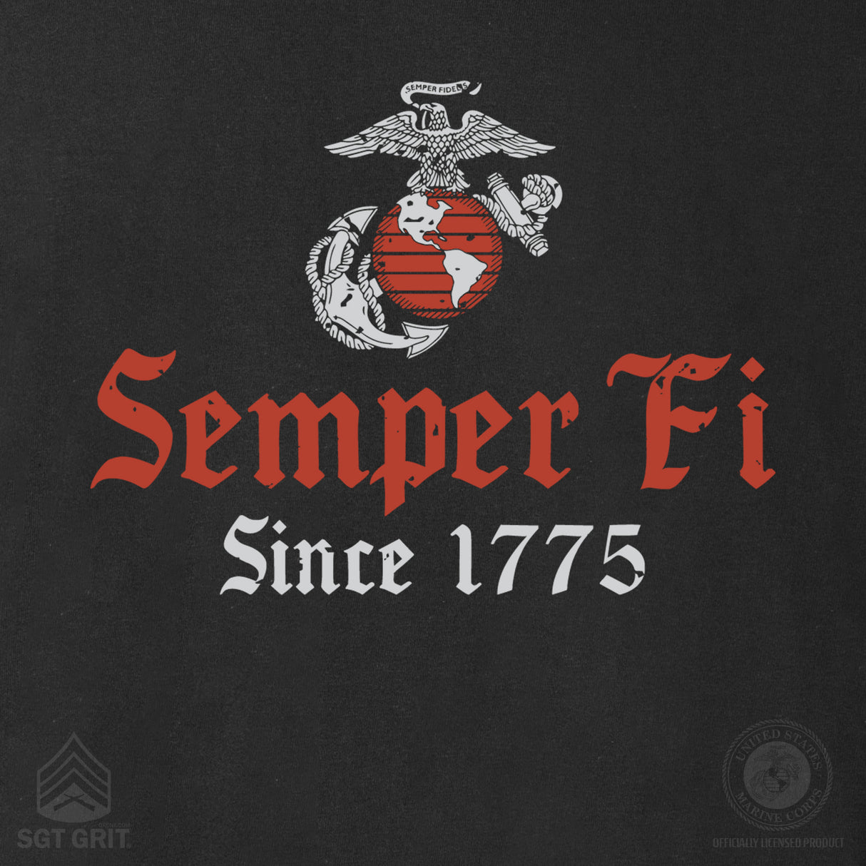 USMC Battle Ready ’75 Sweatshirt – Back Design - SGT GRIT