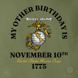 My Other Birthday Marine Corps Sweatshirt - SGT GRIT