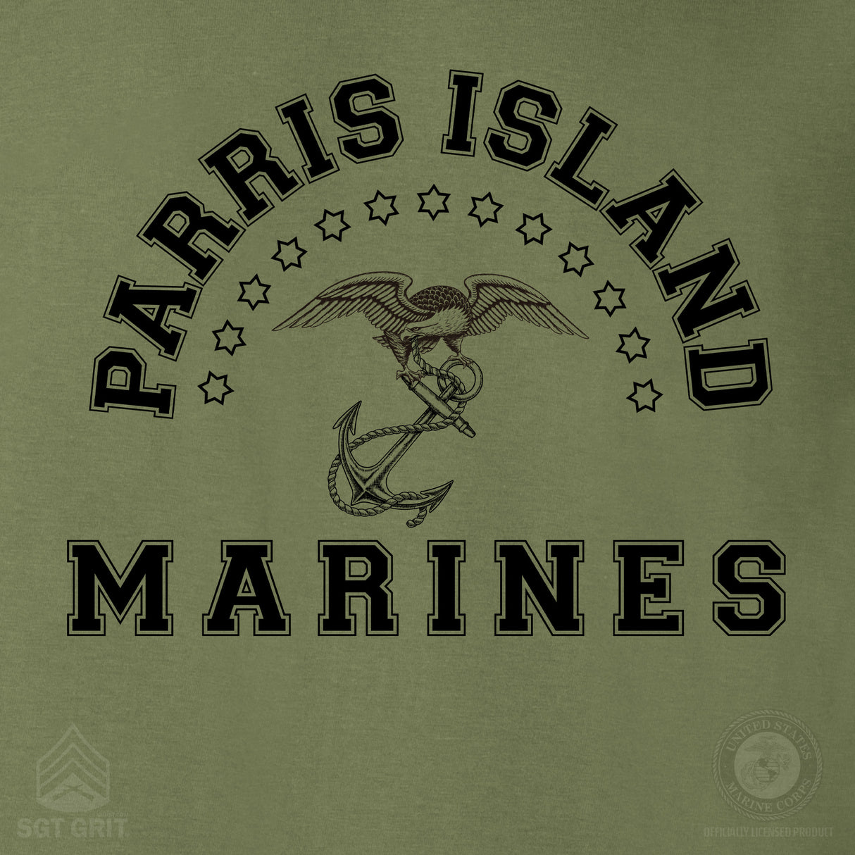 MCRD Vintage Eagle & Anchor T-Shirt - SGT GRIT