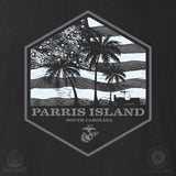 USMC Bootcamp Hexagon Back Design T-Shirt – Black - SGT GRIT