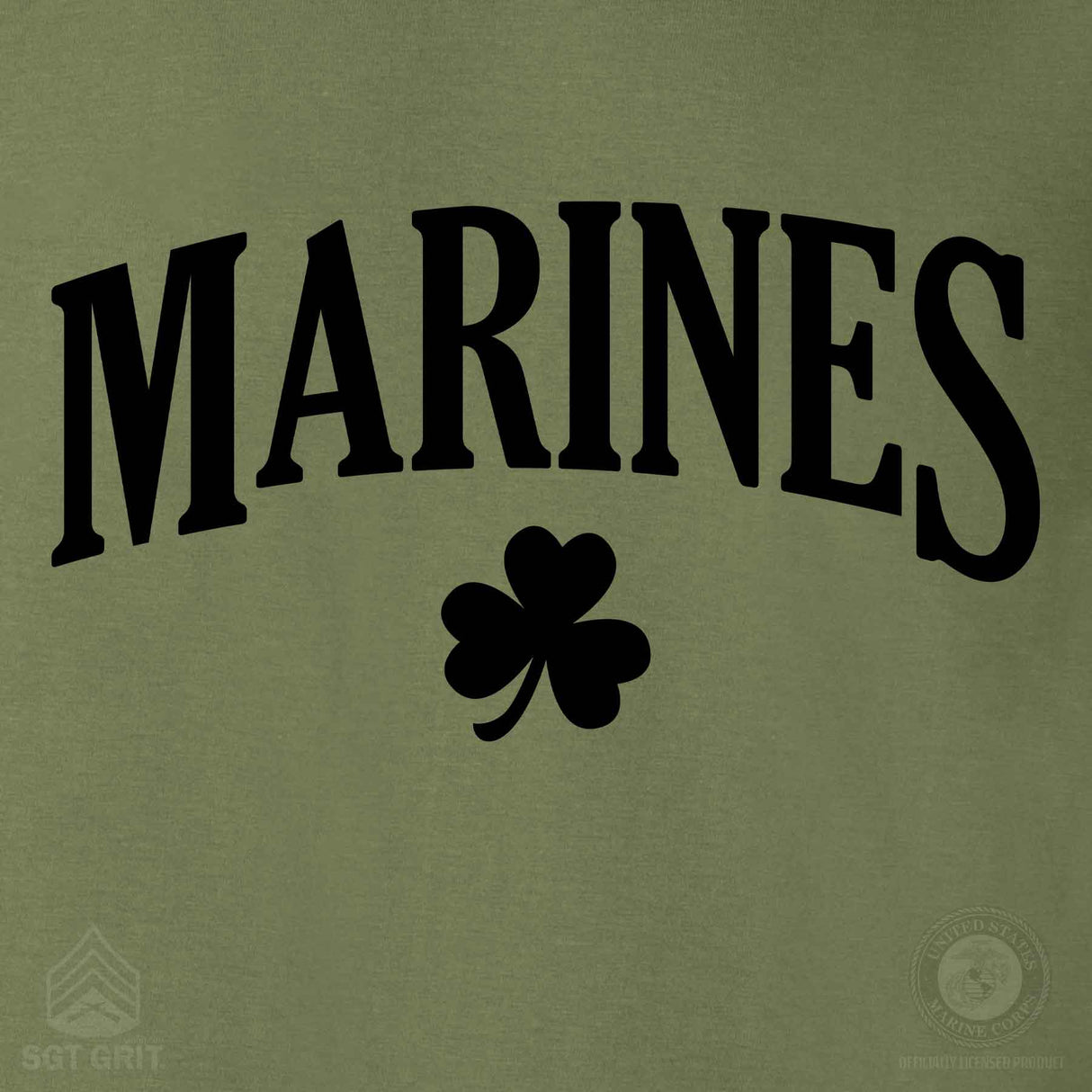 USMC Marines Shamrock T-Shirt - SGT GRIT