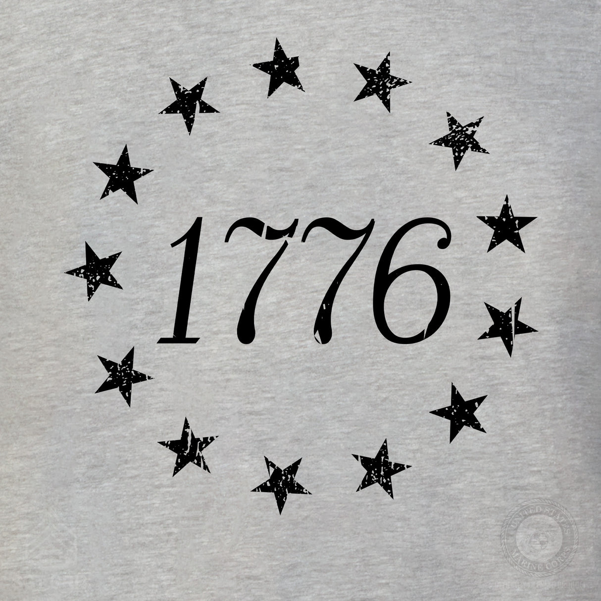 1776 Betsy Ross Flag T-Shirt - Back Design - SGT GRIT