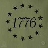 1776 Betsy Ross Flag T-Shirt - Back Design - SGT GRIT