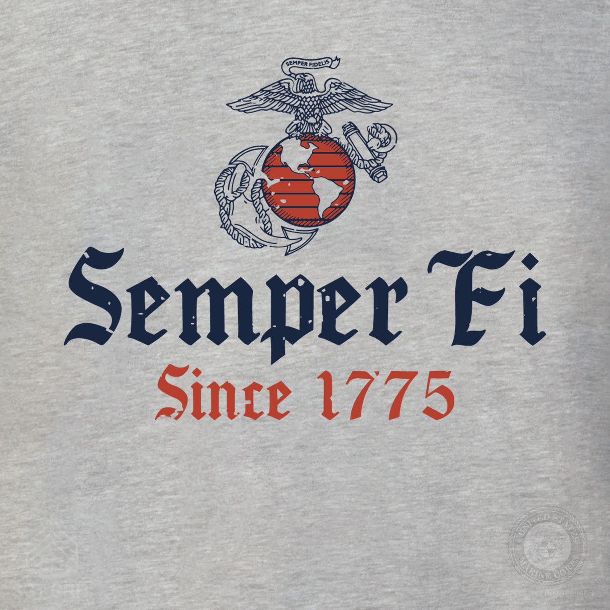 USMC Battle Ready ’75 T-Shirt – Back Design - SGT GRIT