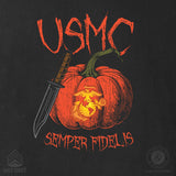 USMC Halloween Pumpkin T-Shirt - SGT GRIT