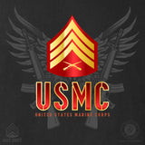 Personalized USMC Rank T-Shirt - SGT GRIT