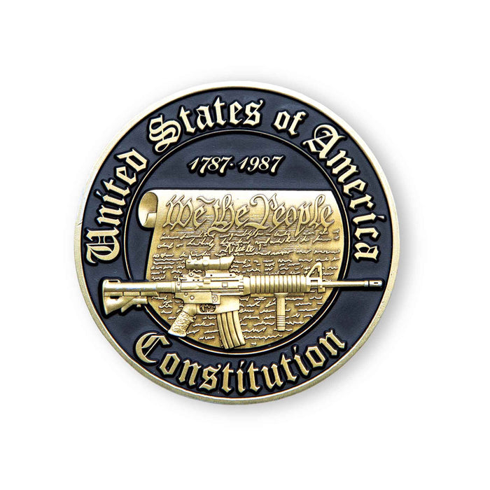 2nd Amendment Challenge Coin - SGT GRIT