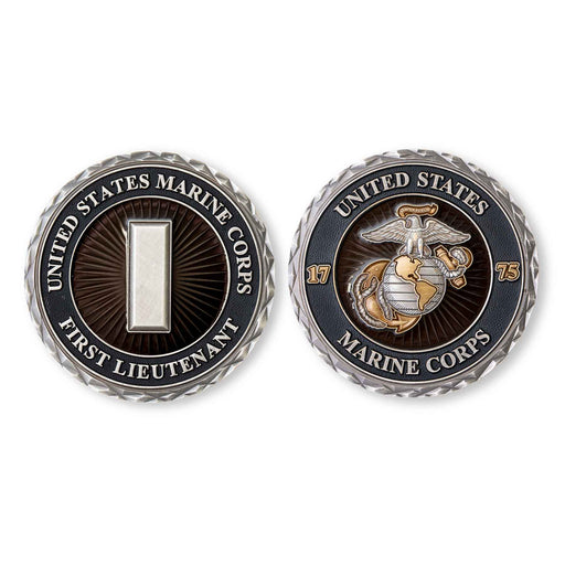 USMC First Lieutenant Rank Challenge Coin - SGT GRIT