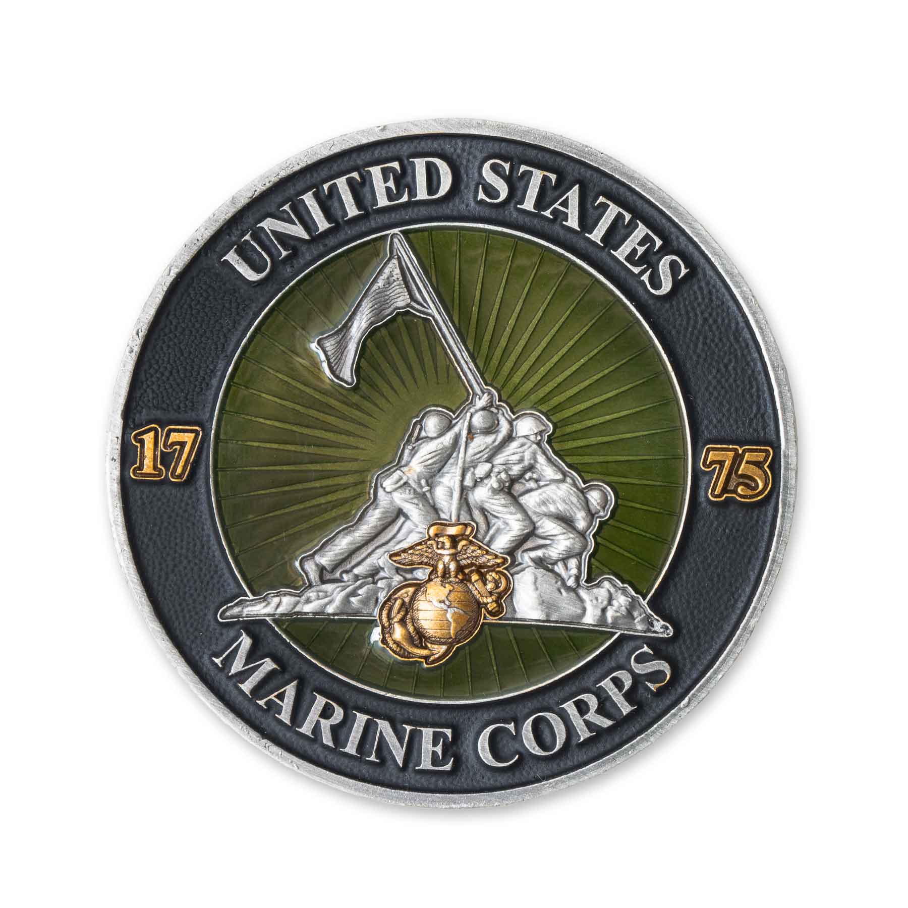 USMC Iwo Jima Challenge Coin | Honor Marine Corps History – SGT GRIT