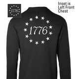 1776 Betsy Ross Flag Long Sleeve T-Shirt - Back Design - SGT GRIT