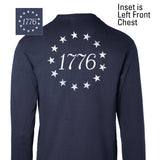 1776 Betsy Ross Flag Long Sleeve T-Shirt - Back Design - SGT GRIT