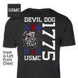 USMC Blood Stripe Devil Dog T-Shirt - SGT GRIT