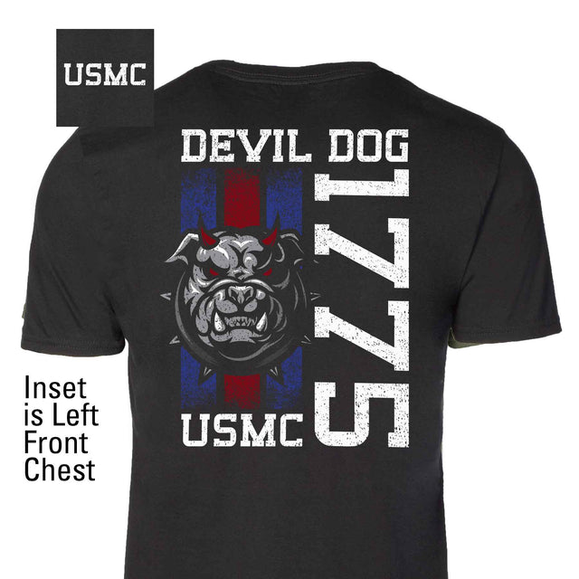 USMC Blood Stripe Devil Dog T-Shirt - SGT GRIT