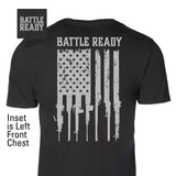 Battle Ready Flag T-Shirt -Back Design - SGT GRIT