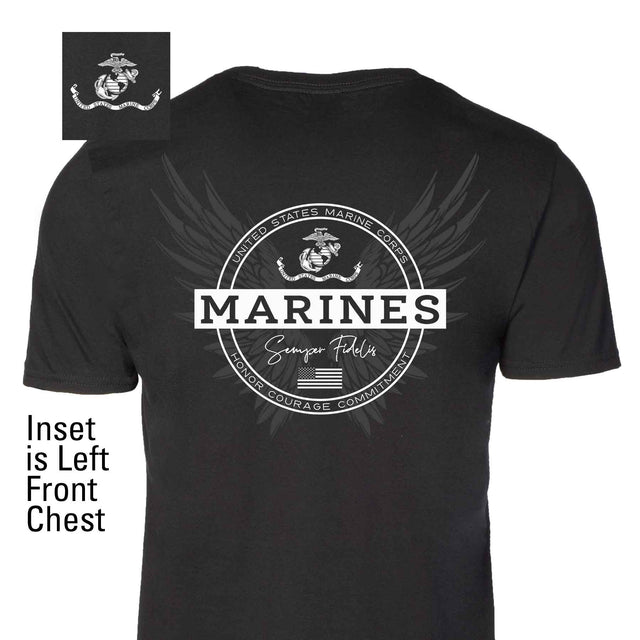 USMC Honor Courage Commitment T-Shirt - SGT GRIT
