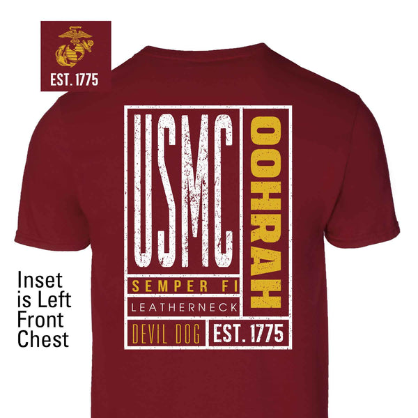 USMC Stamped Slogan T-Shirt | Official Marine Corps Apparel – SGT GRIT