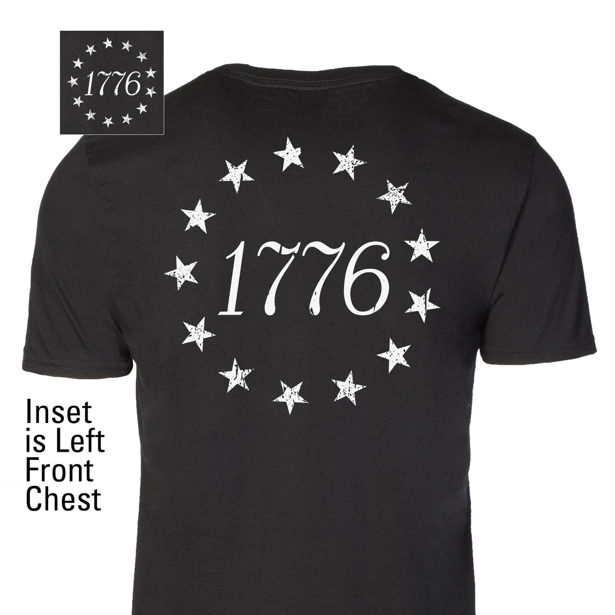 1776 Betsy Ross Flag T-Shirt - Back Design - SGT GRIT