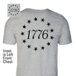 1776 Betsy Ross Flag T-Shirt - Back Design - SGT GRIT