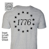 1776 Betsy Ross Flag T-Shirt - Back Design - SGT GRIT