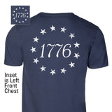 1776 Betsy Ross Flag T-Shirt - Back Design - SGT GRIT