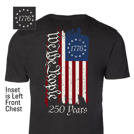 250 Years We The People Flag T-Shirt - SGT GRIT