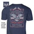 250 Years of Liberty & Freedom T-Shirt - Back Design - SGT GRIT