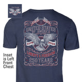 250 Years of Liberty & Freedom T-Shirt - Back Design - SGT GRIT