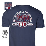 250 Years of Freedom T-Shirt - Back Design - SGT GRIT