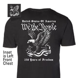 We The People 250 Years Eagle T-Shirt- Back Design - SGT GRIT