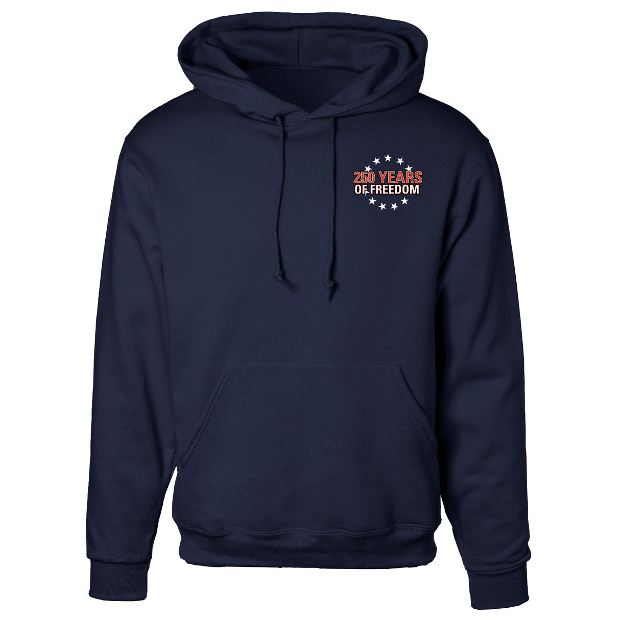 Cheers to 250 Years of Freedom Hoodie - Back Design - SGT GRIT