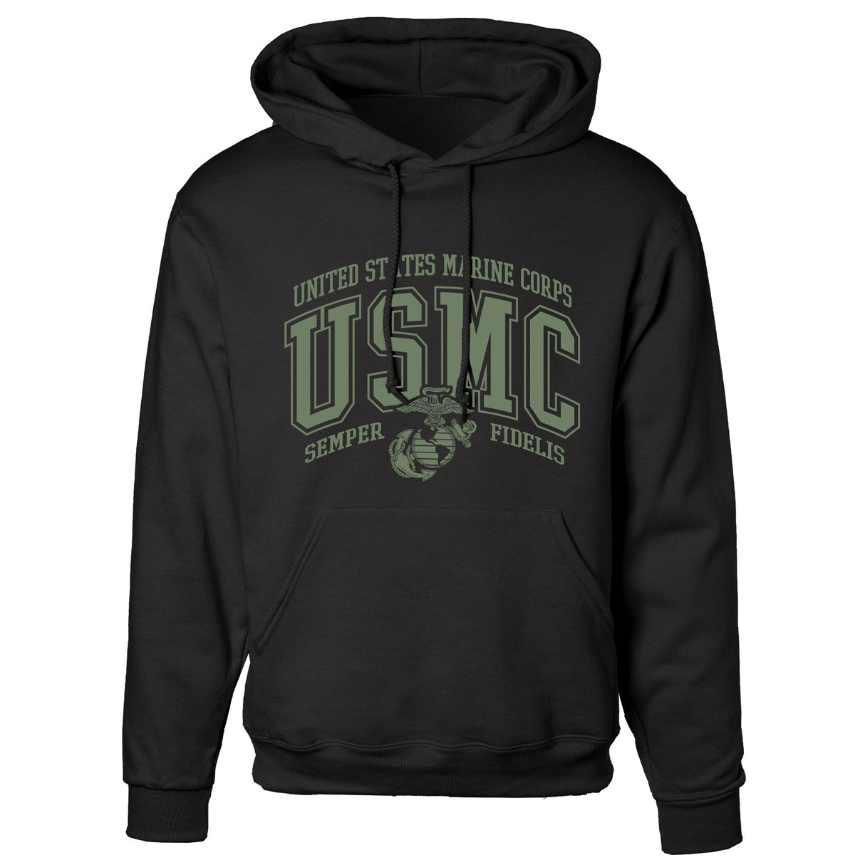 USMC Bold Collegiate Hoodie - SGT GRIT