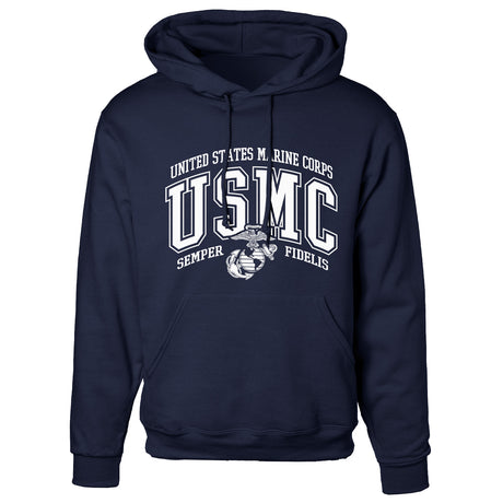 USMC Bold Collegiate Hoodie - SGT GRIT