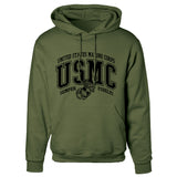 USMC Bold Collegiate Hoodie - SGT GRIT