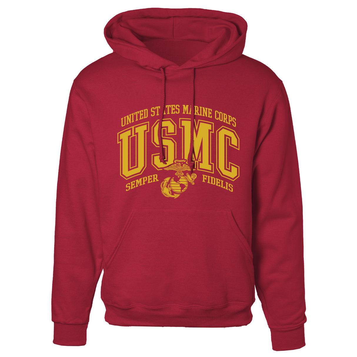 USMC Bold Collegiate Hoodie - SGT GRIT