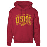 USMC Bold Collegiate Hoodie - SGT GRIT
