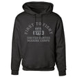 First to Fight Collegiate USMC Hoodie - SGT GRIT