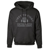 First to Fight Collegiate USMC Hoodie - SGT GRIT